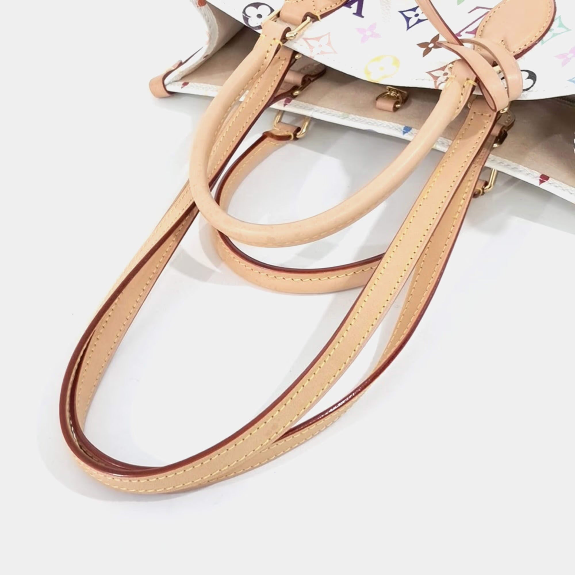 Louis Vuitton Multicolor PVC X Takashi Mukarami Multi On The Go Mm