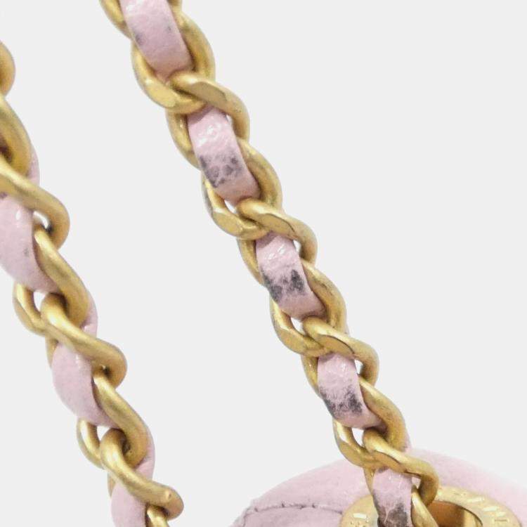 Chanel Pink Mini Flap Leather Shoulder Bag