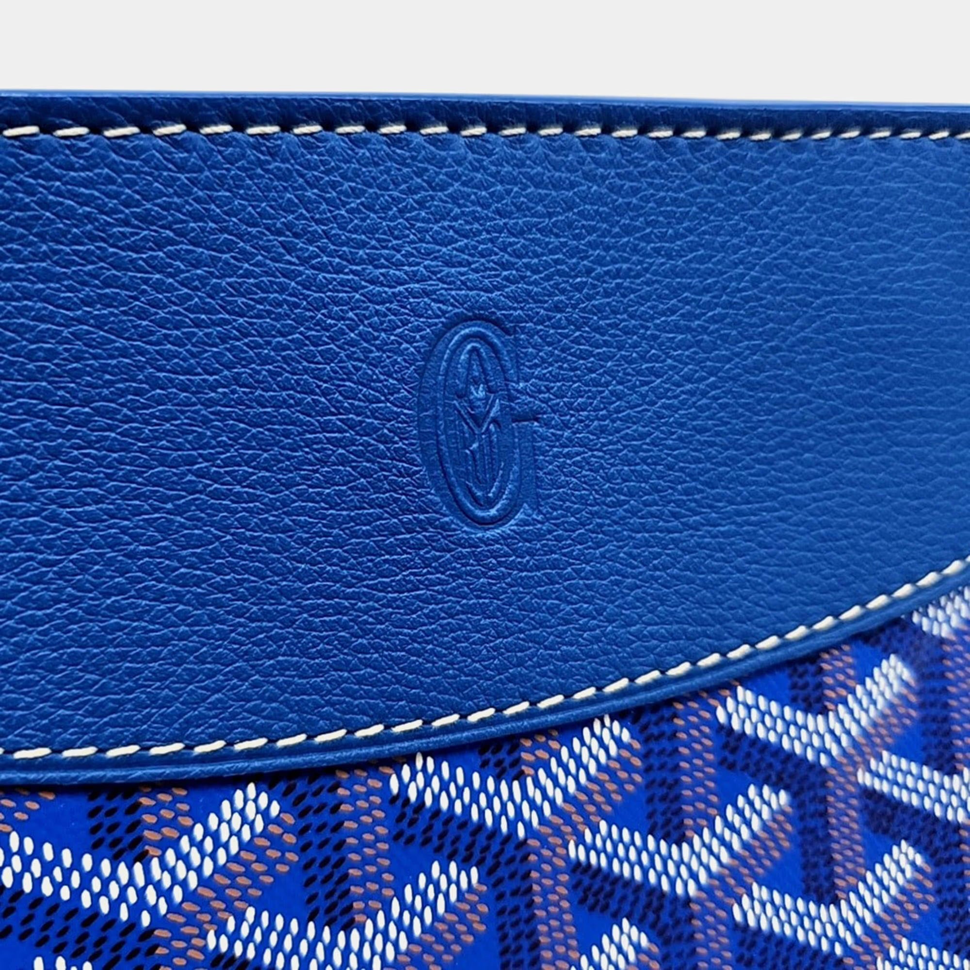 Goyard Blue PVC Hirondel Bag PM