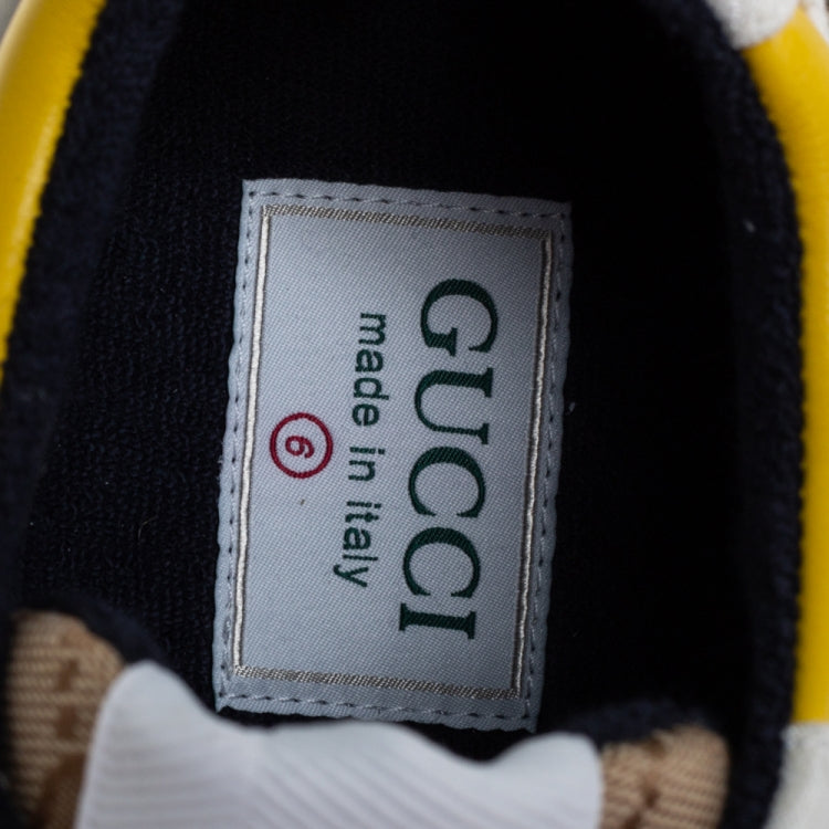 Gucci Multicolor GG Canvas And Leather Rhyton Sneakers Size 40