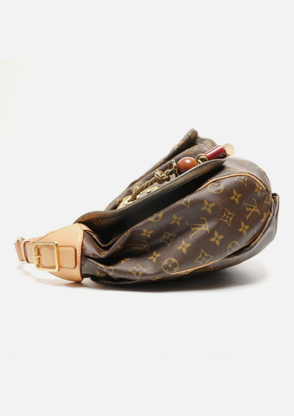 LOUIS VUITTON 2009 Kalahari GM Monogram Shoulder Bag Brown