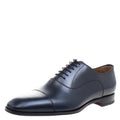 Christian Louboutin Oxford Blue Leather Greggo Lace Up Oxfords Size 43