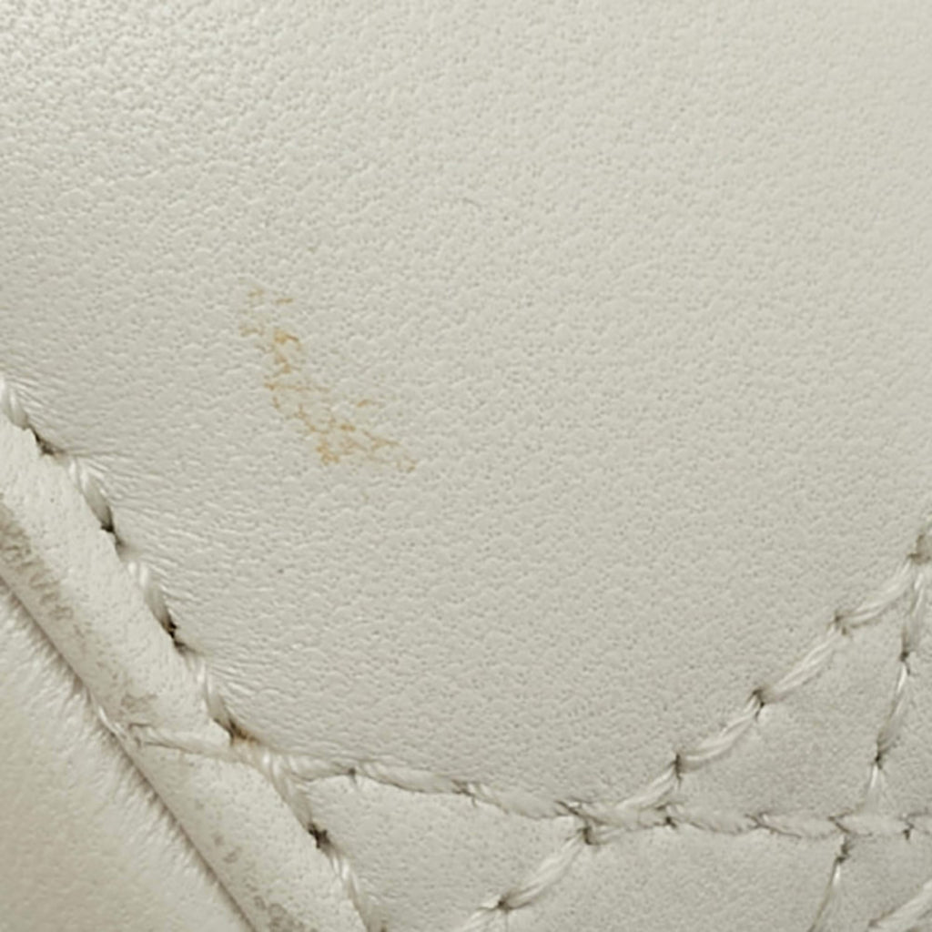 Dior Lady Dior My ABCDior Small White Cannage Leather Tote