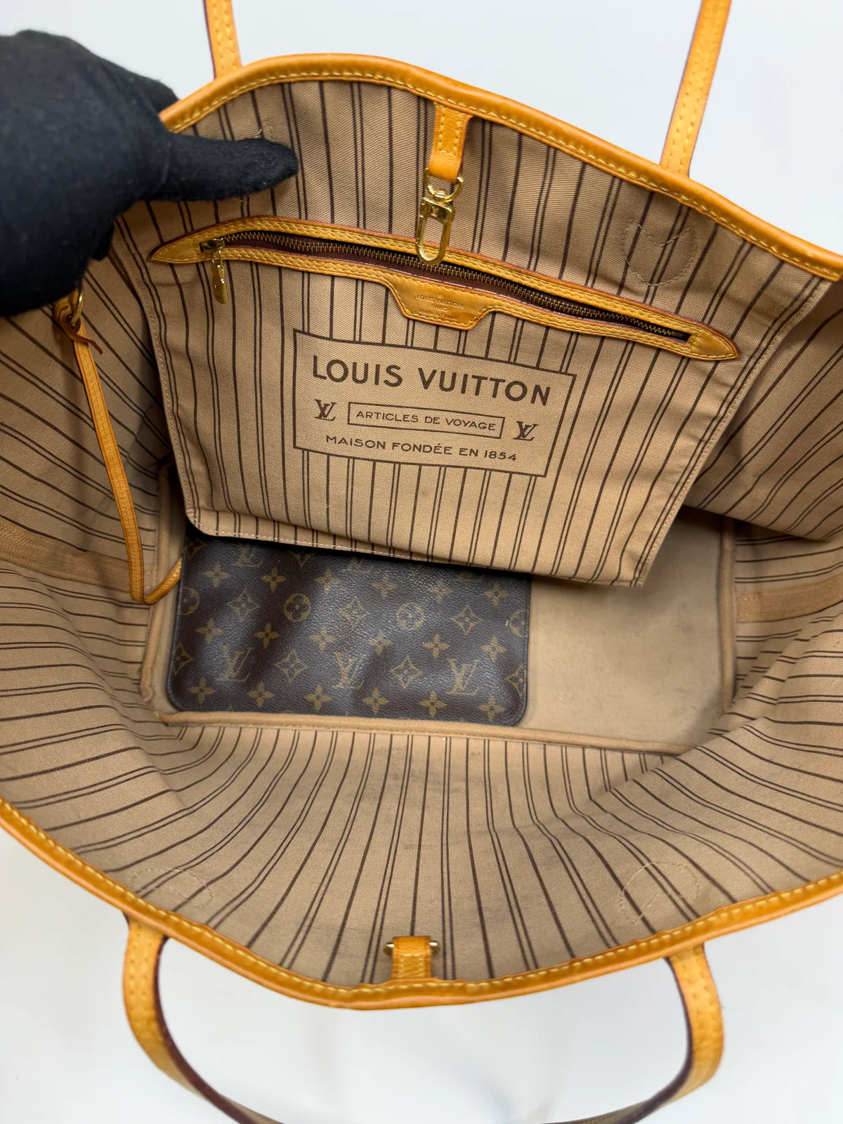 LOUIS VUITTON NEVERFULL GM TOTE BAG IN MONOGRAM