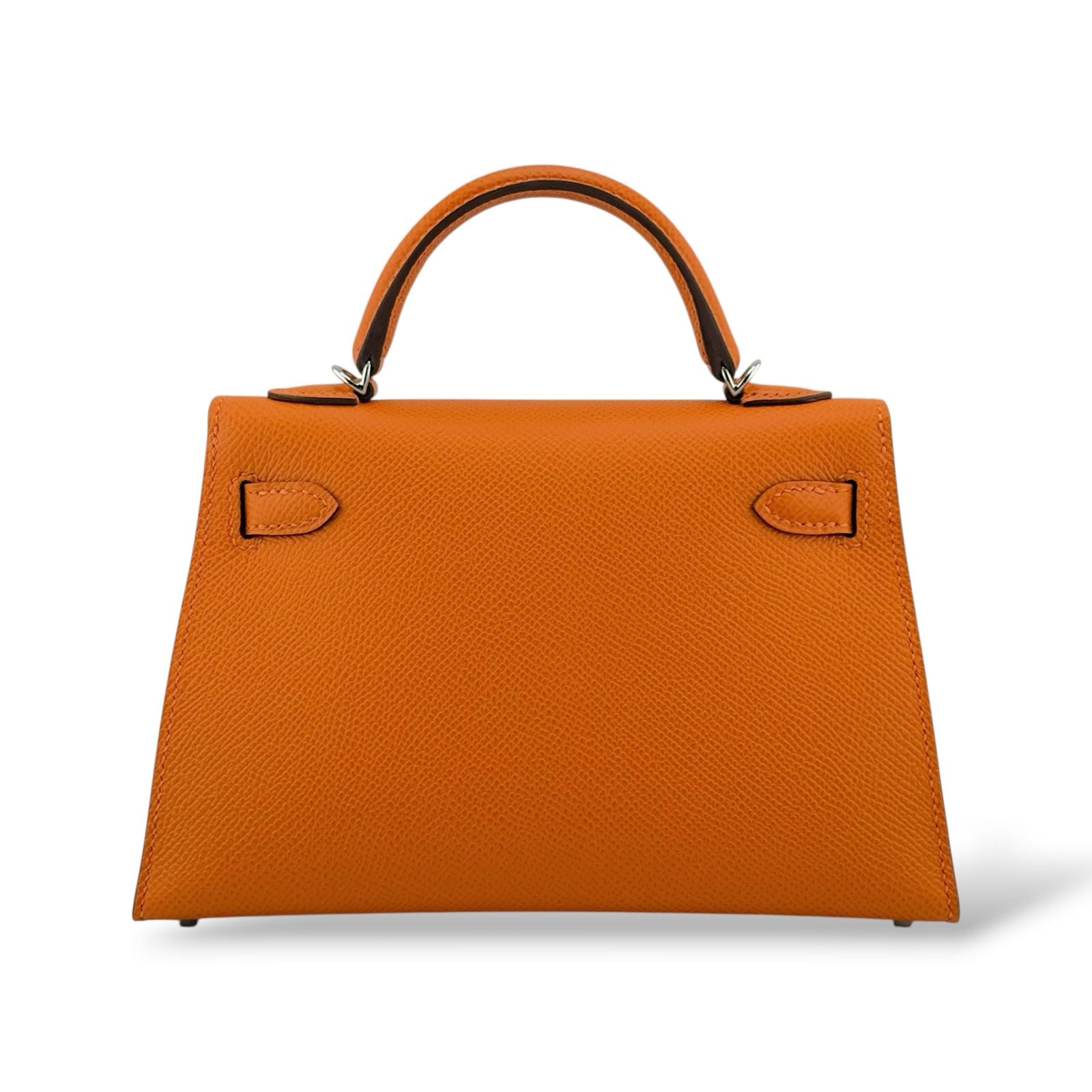 Hermes Kelly Mini Orange Epsom PHW