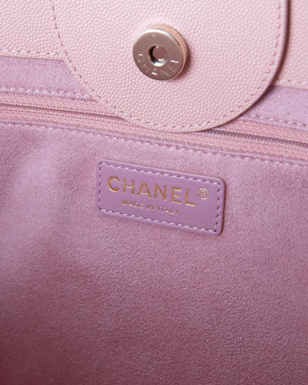 Chanel Deauville Large Pink Tote Bag