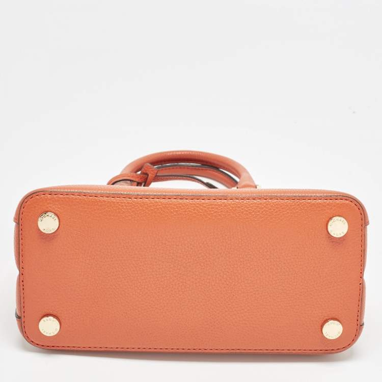 Michael Kors Adele Orange Leather Tote
