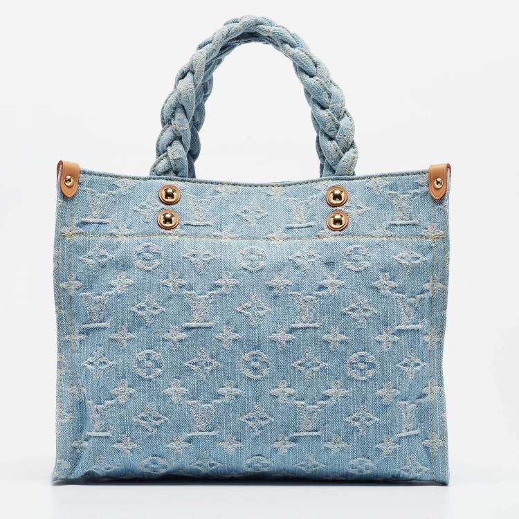 Louis Vuitton Sky Blue Monogram Denim Let Go PM Bag
