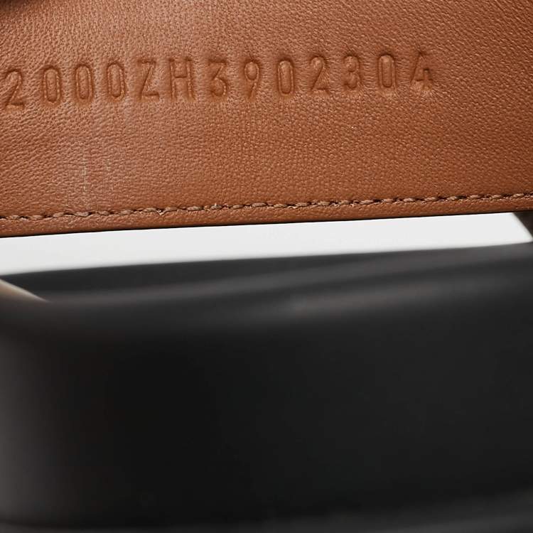 Hermès Brown Leather Chypre Sandals Size 39