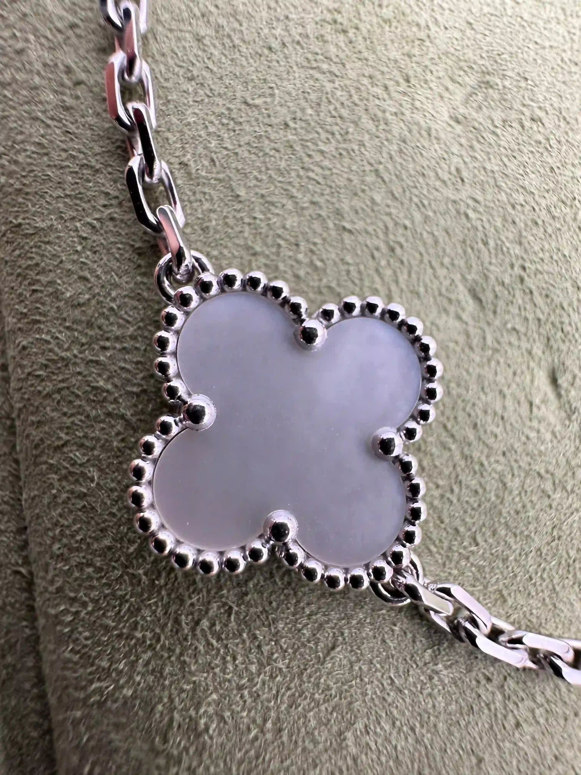 Van Cleef And Arpels Vintage Alhambra 10 Motifs Necklace