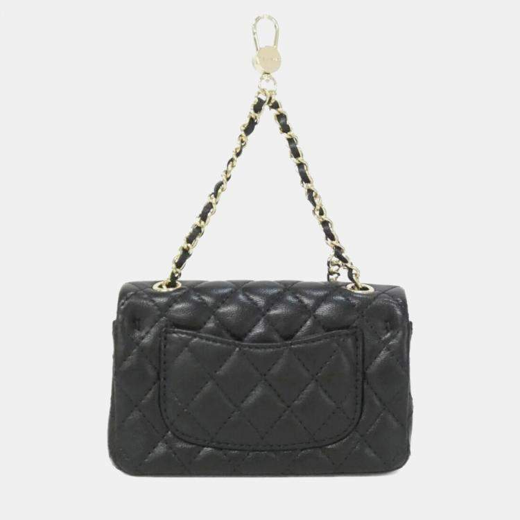 Chanel Flap Black Leather Bag