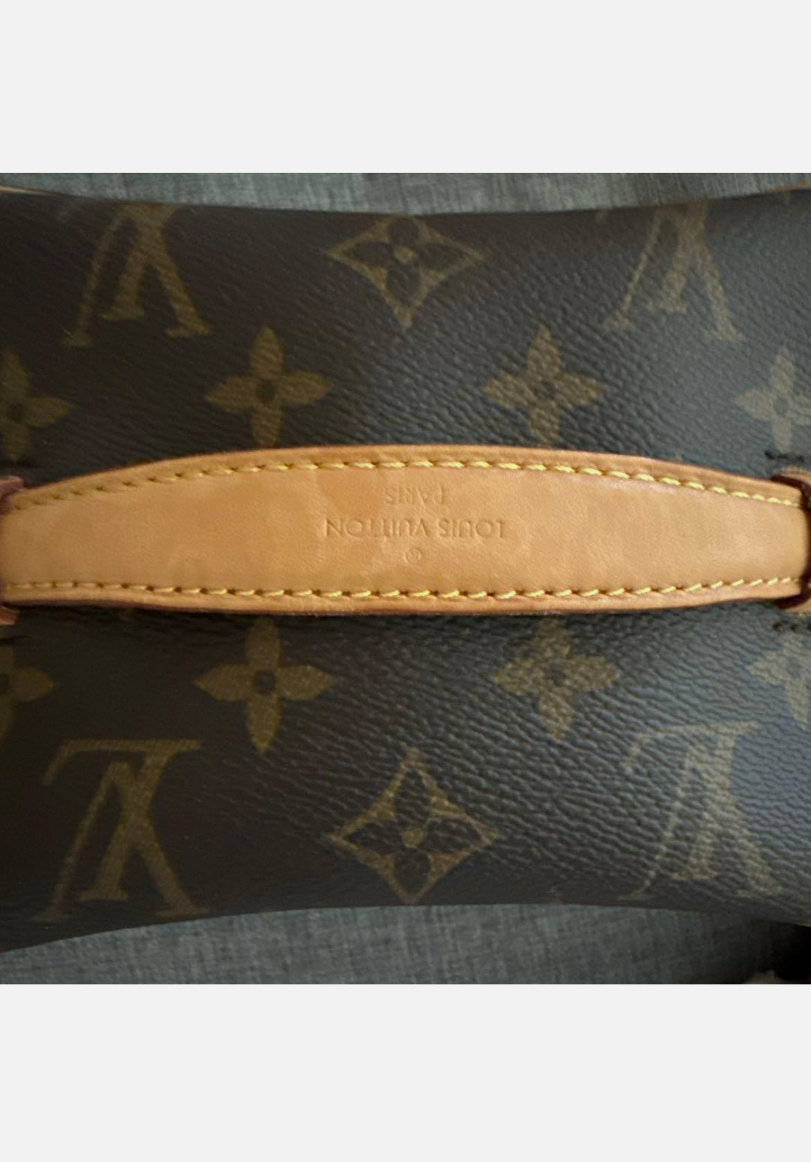 LOUIS VUITTON Mini Monogram Vanity Case Bag Pouch Brown