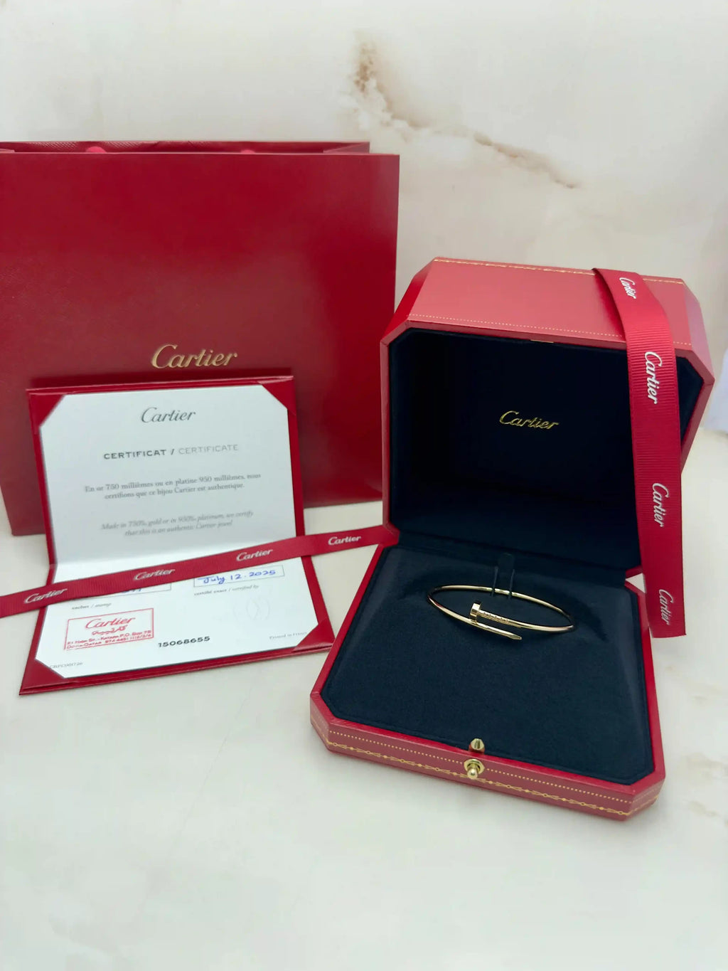 Cartier Juste Un Clou Small Model Size 16