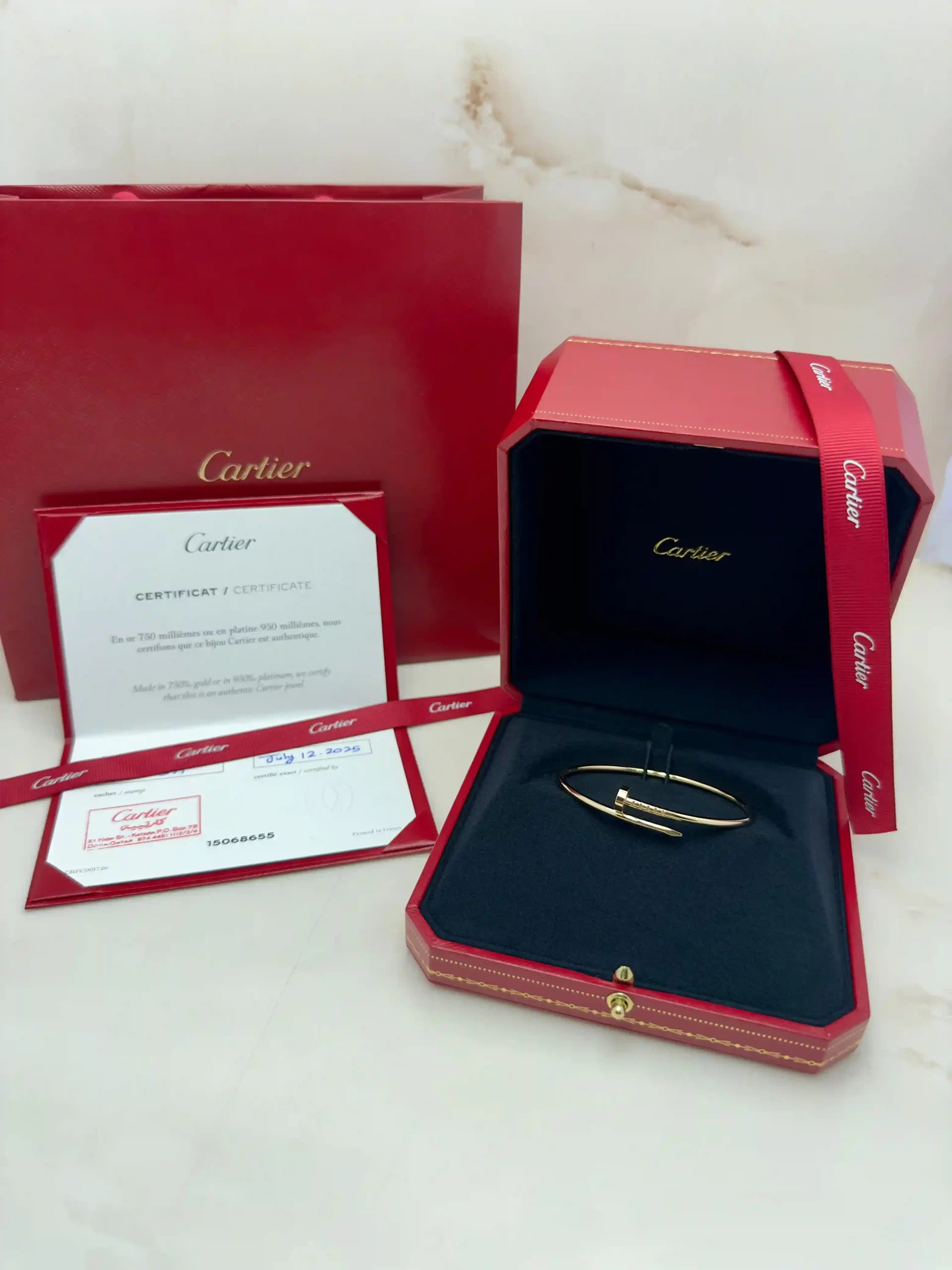 Cartier Juste Un Clou Small Model Size 16