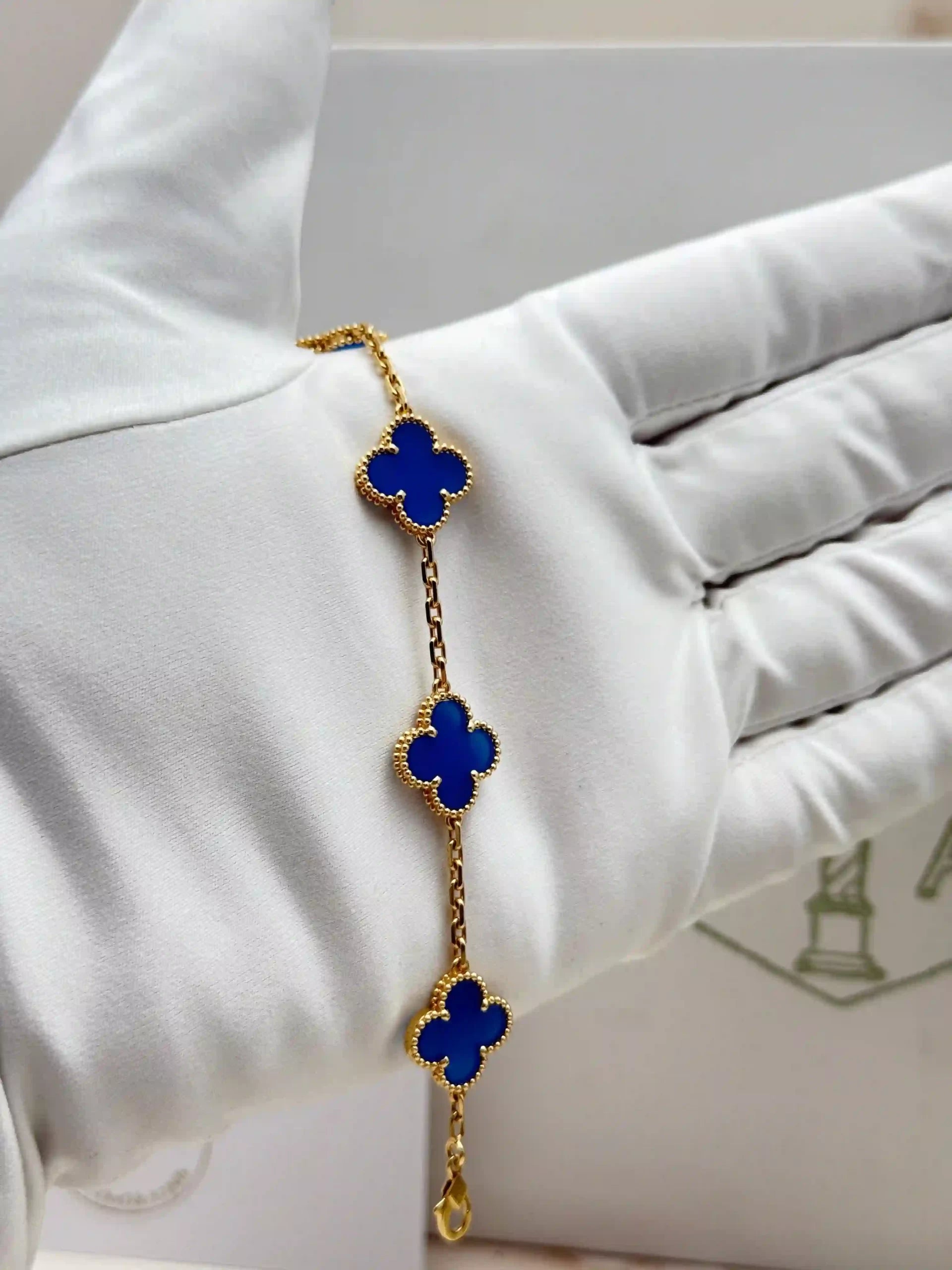 Van Cleef And Arpels Vintage Alhambra Bracelet 5 Motifs