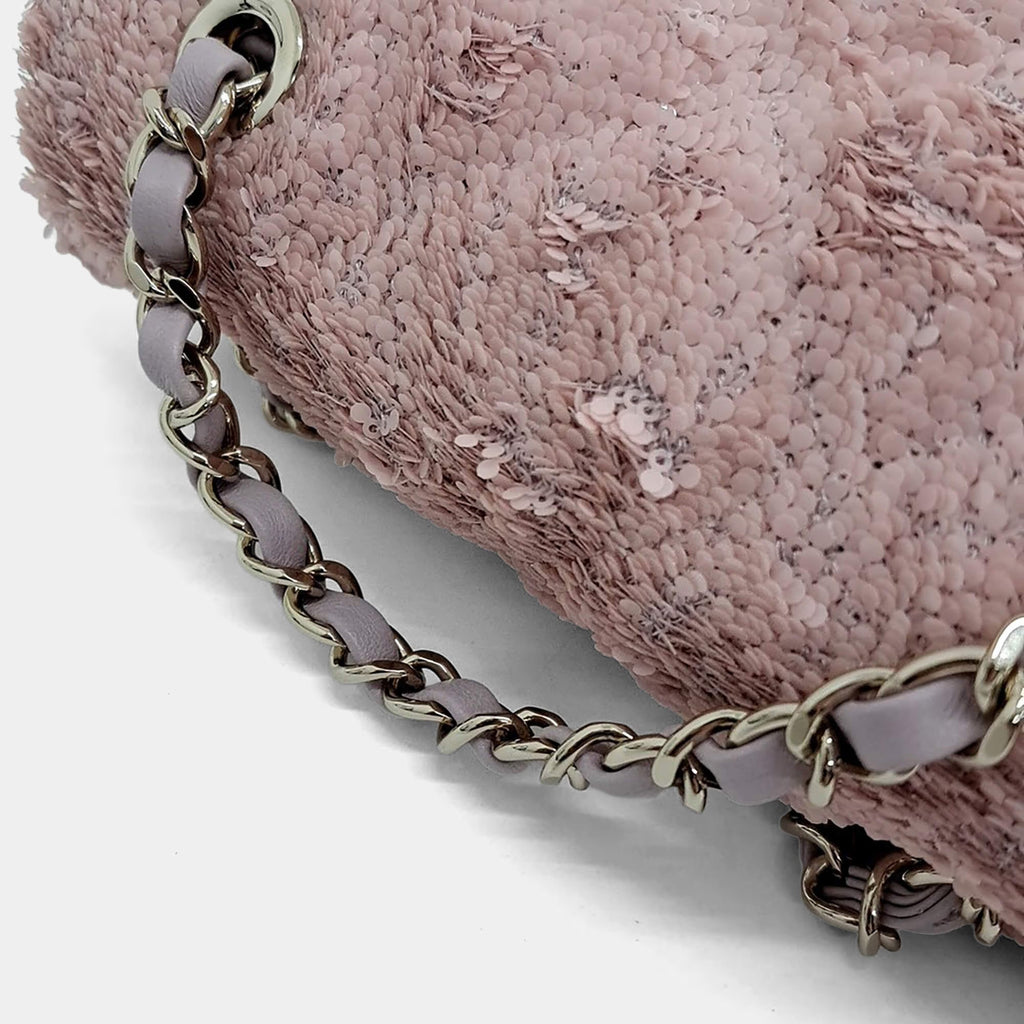 Chanel Pink Sequins backpack