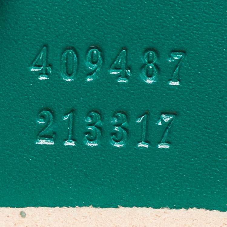 Gucci Padlock Small Green Guccisima Leather Shoulder Bag