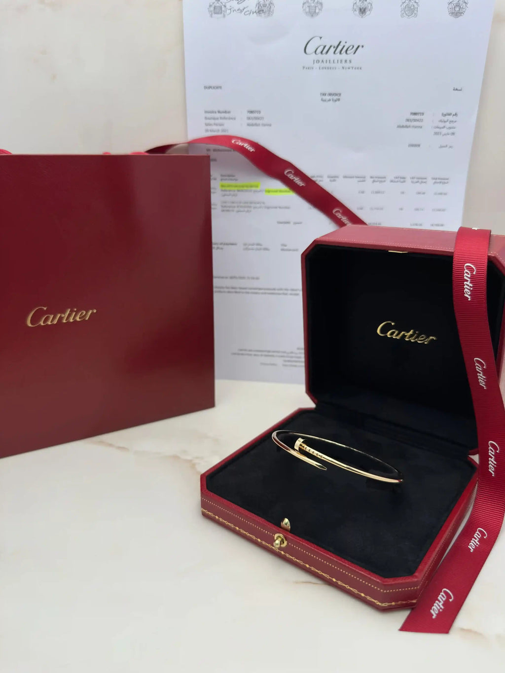 Cartier Juste Un Clou Small Model Bracelet Size 19