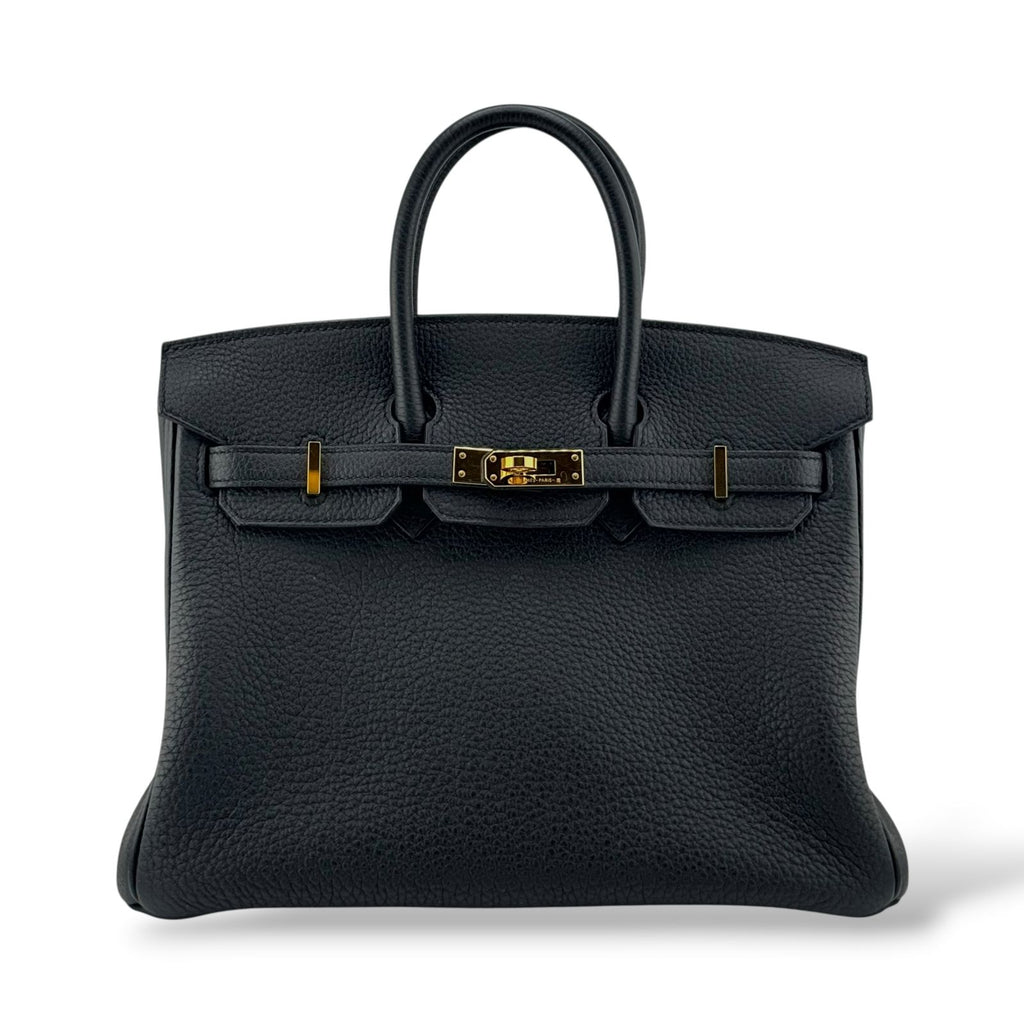 Hermes Birkin 25 Black Togo GHW