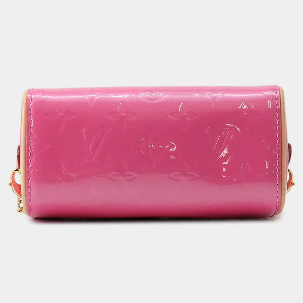 Louis Vuitton Lvremix Collection Nano Speedy Neon Pink Monogram Vernis Leather