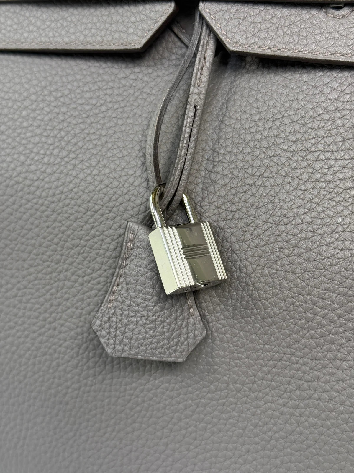 HERMÈS BIRKIN 35 IN GRIS ETAIN TOGO LEATHER WITH PALLADIUM HARDWARE