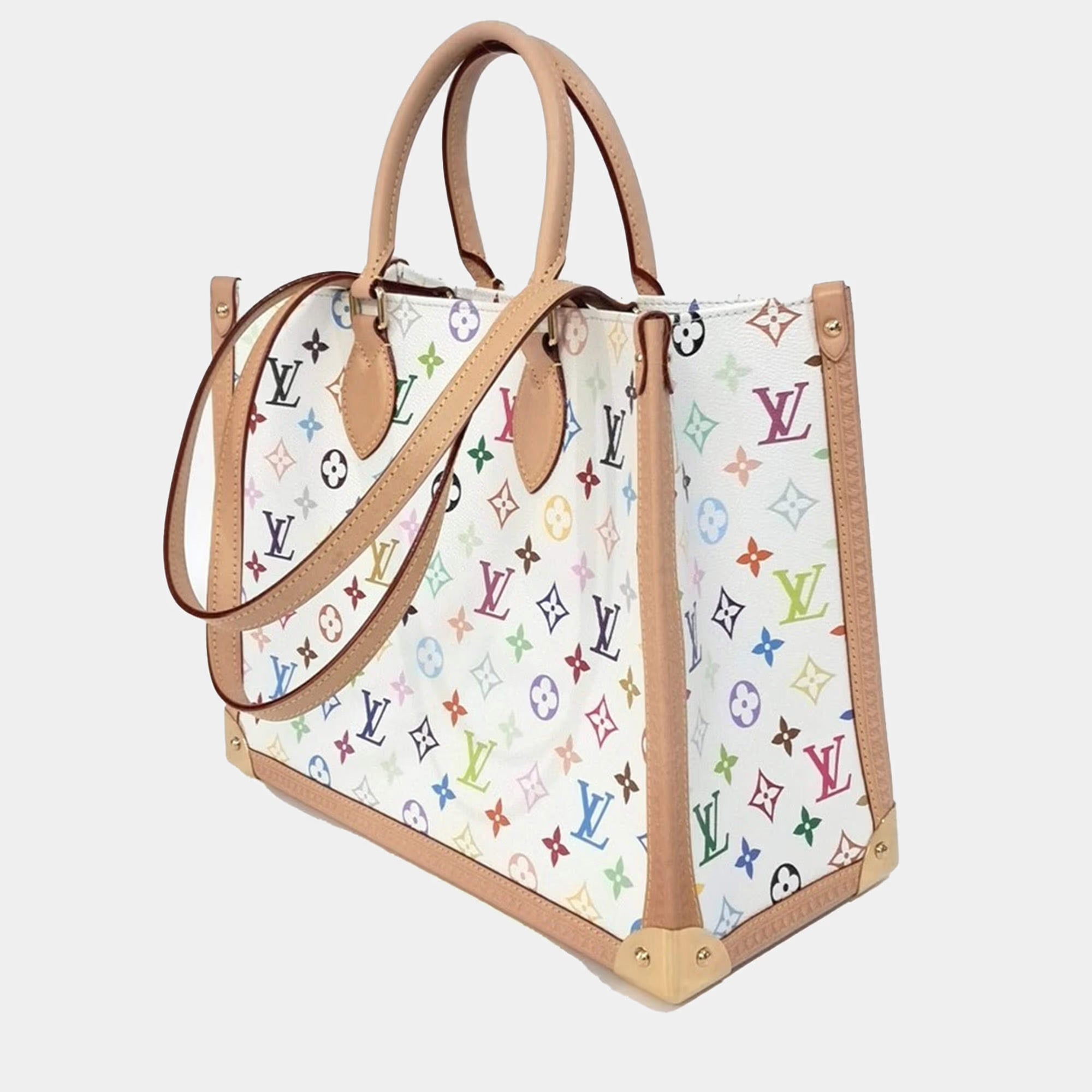 Louis Vuitton Multicolor PVC X Takashi Mukarami Multi On The Go Mm