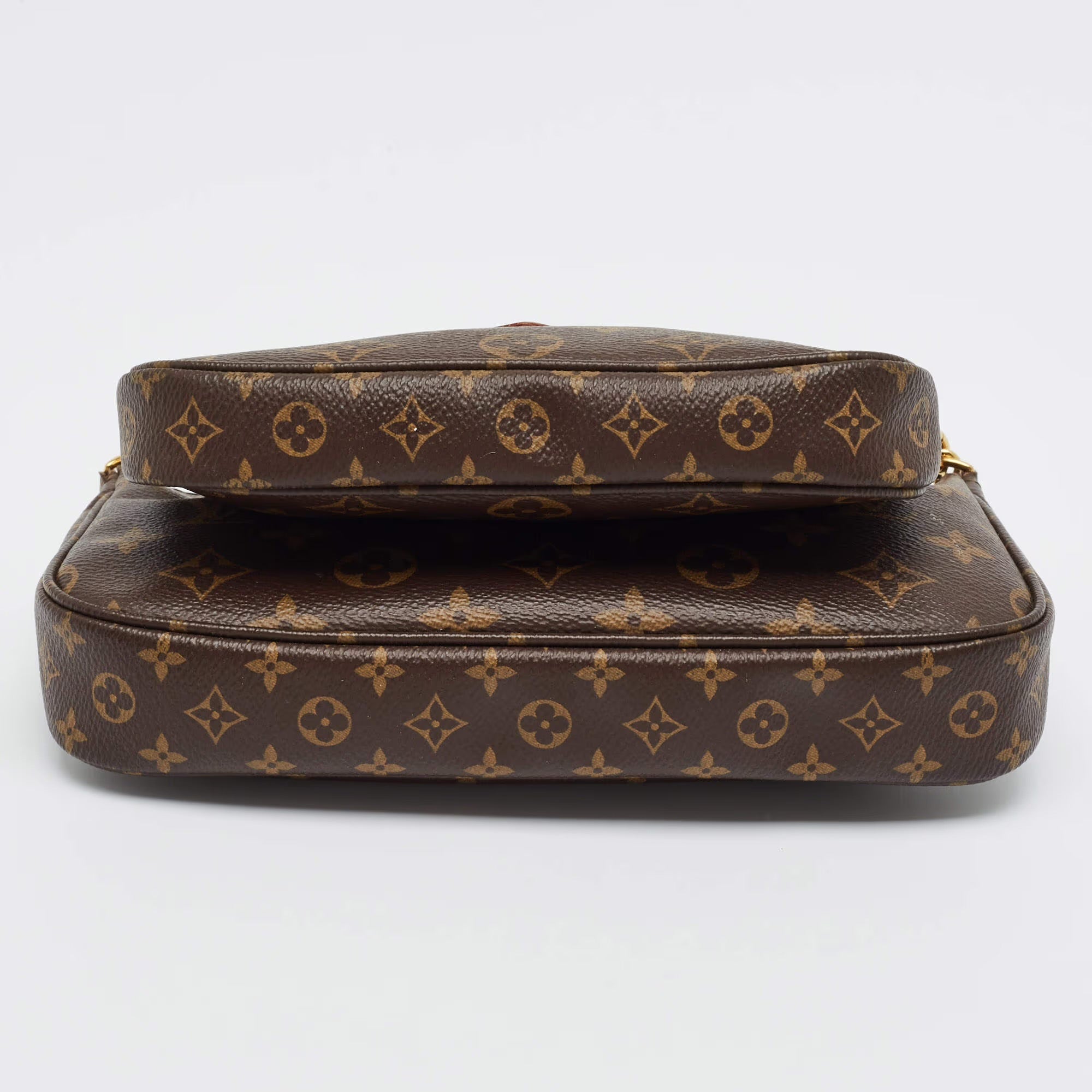 Louis Vuitton Multi Pochette Accessories Rose Monogram Canvas Bag