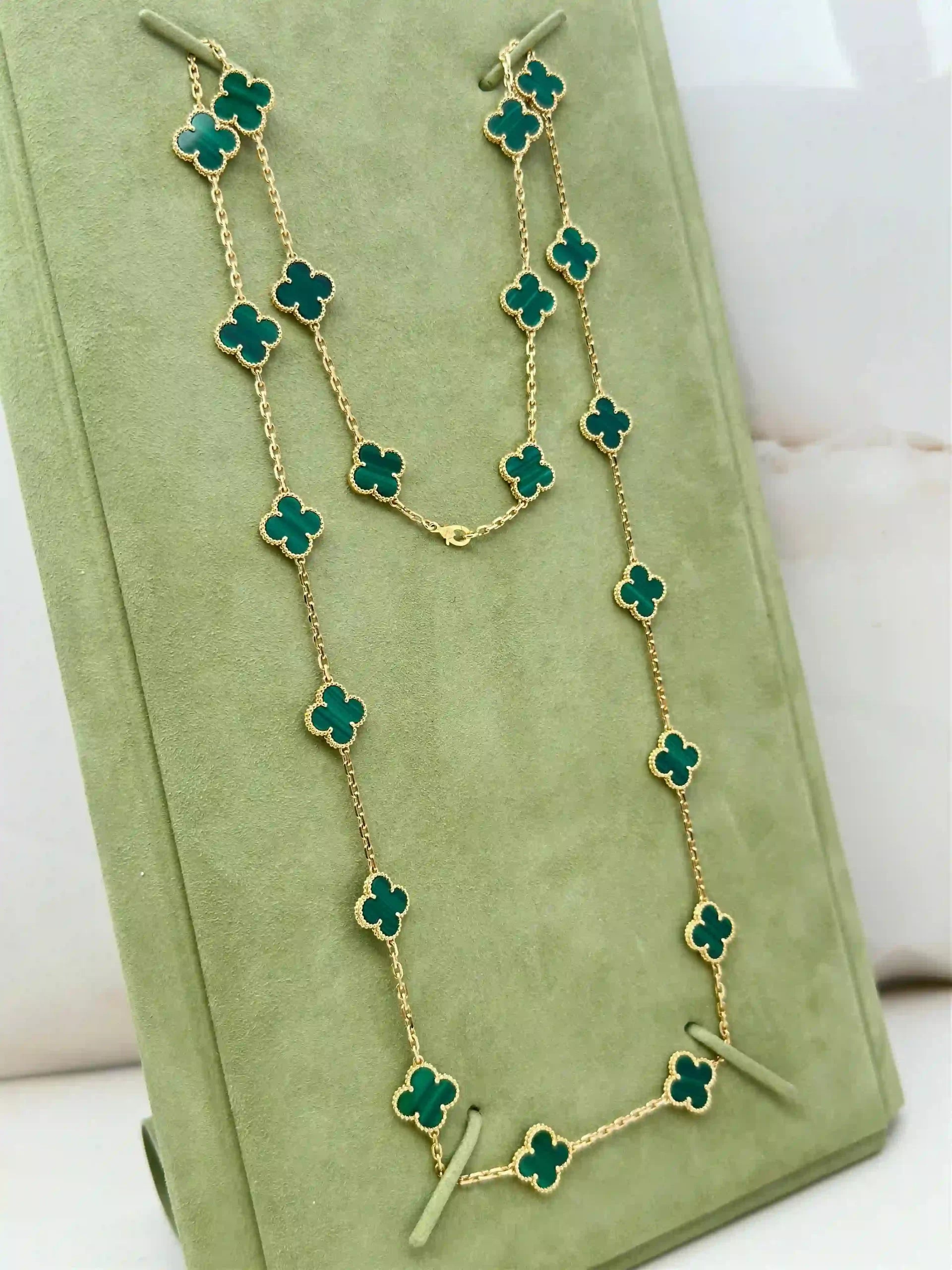 Van Cleef And Arpels Vintage Alhambra Long Necklace 20 Motifs