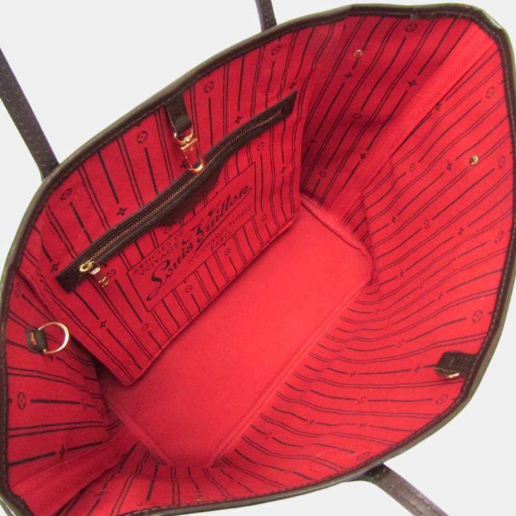 Louis Vuitton Neverfull MM Damier Ebene Tote Bag