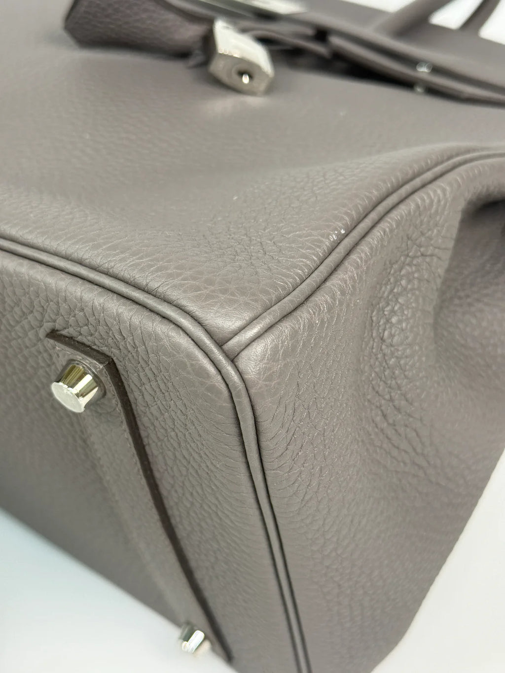 HERMÈS BIRKIN 35 IN GRIS ETAIN TOGO LEATHER WITH PALLADIUM HARDWARE