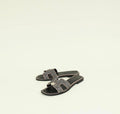Hermes Pink Nude Oran Crystal Beads Embellished Sandals Size 35.5