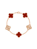 Van Cleef And Arpels Vintage Alhambra 5 Motifs Bracelet