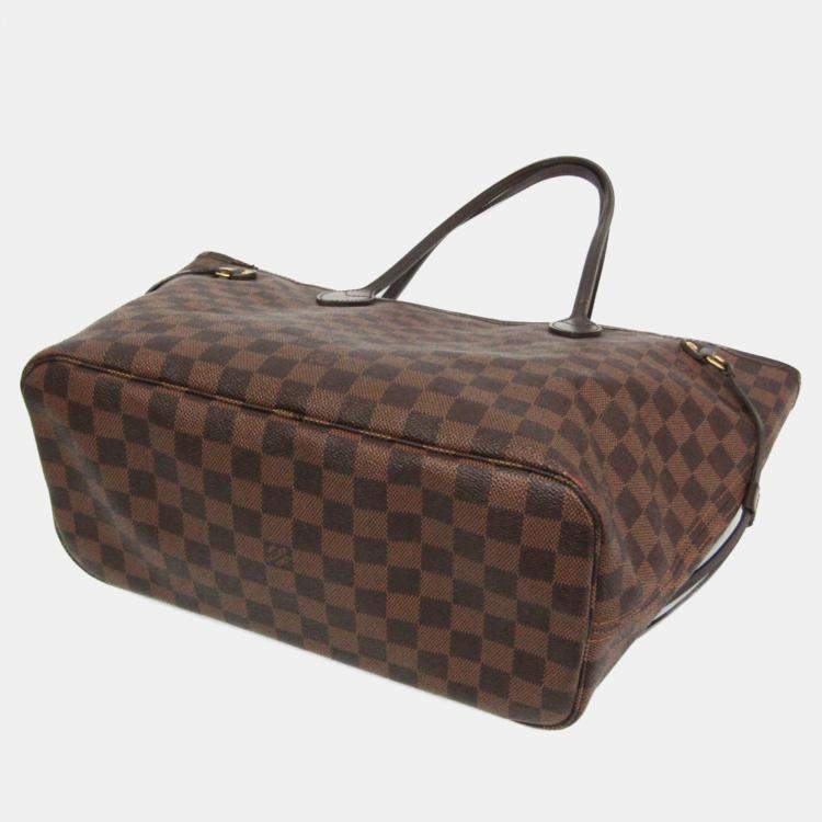 Louis Vuitton Neverfull MM Damier Ebene Tote Bag