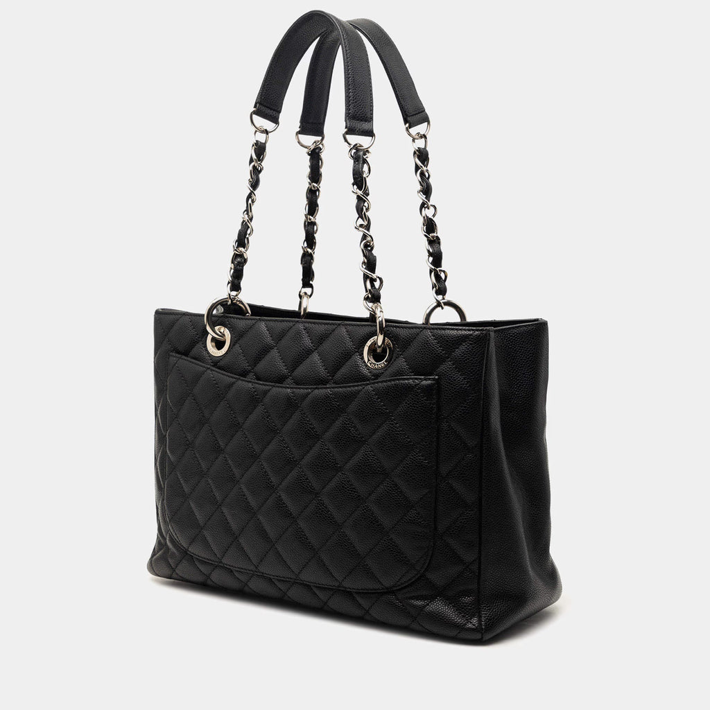 Chanel Black Caviar Grand Shopping Tote