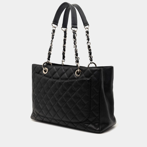Chanel Black Caviar Grand Shopping Tote