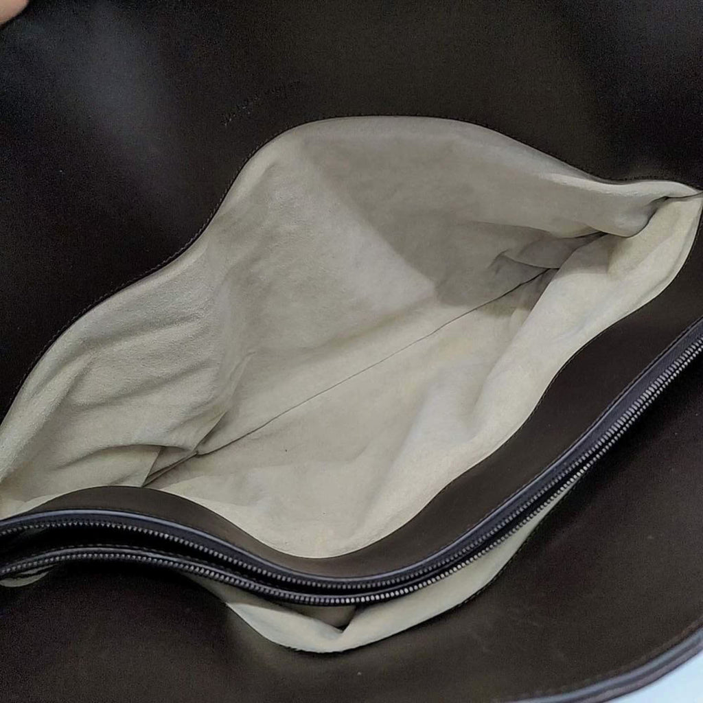 Bottega Veneta Brown Leather Mesh Tote Bag