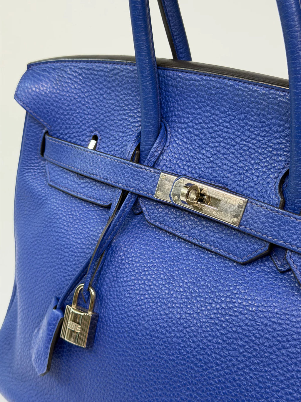 HERMÈS BIRKIN 35 ELECTRIC BLEU TOGO LEATHER WITH PALLADIUM HARDWARE