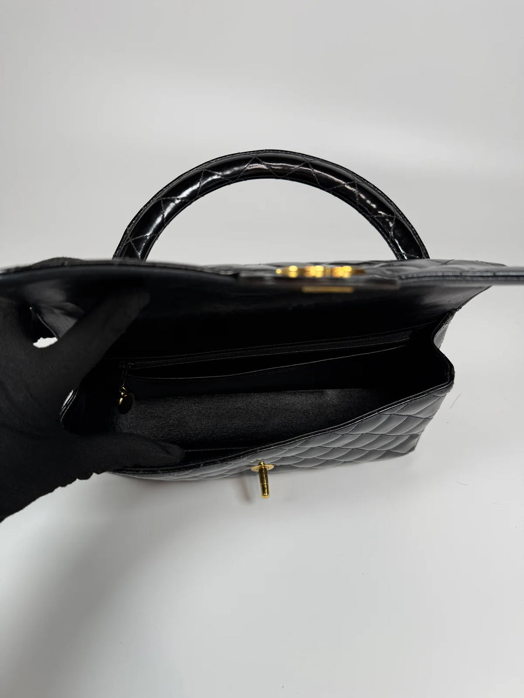 CHANEL VINTAGE KELLY TOP HANDLE BAG
