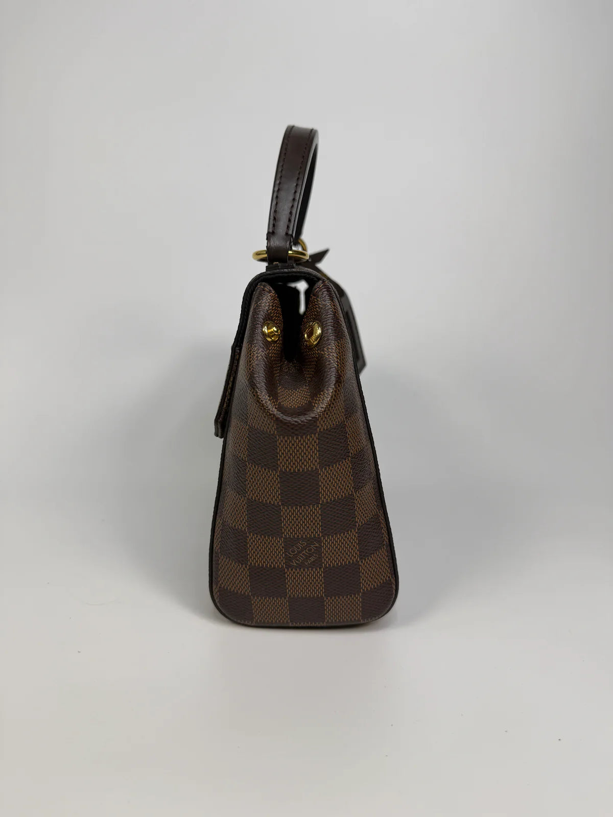 LOUIS VUITTON BOND STREET BB IN DAMIER EBENE WITH GOLD HARDWARE