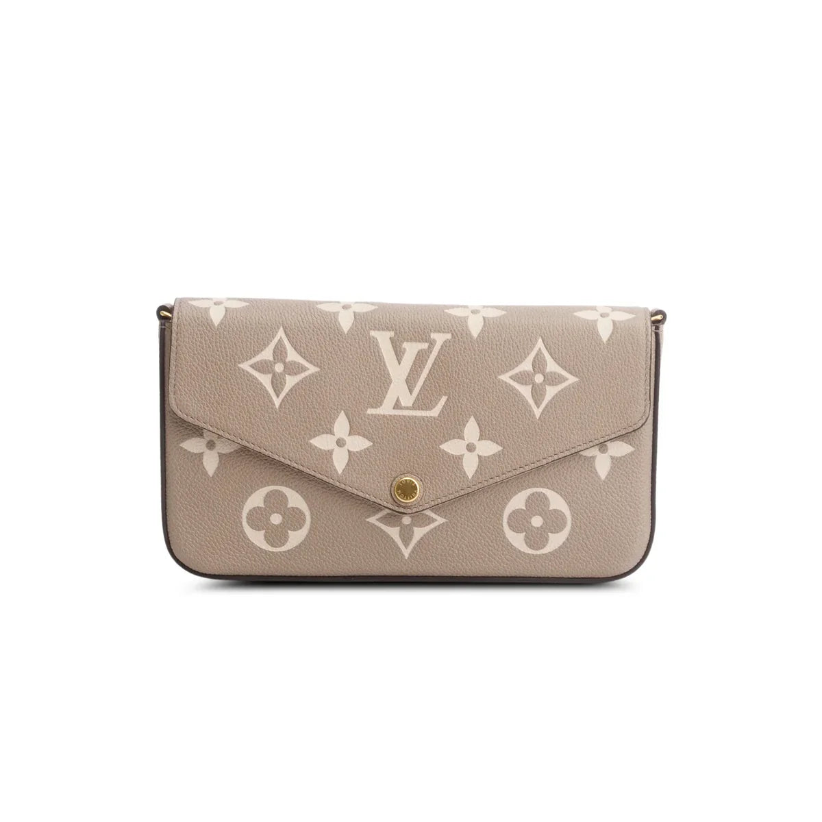 Louis Vuitton Tourterelle Monogram Empreinte Leather Felicie Pochette
