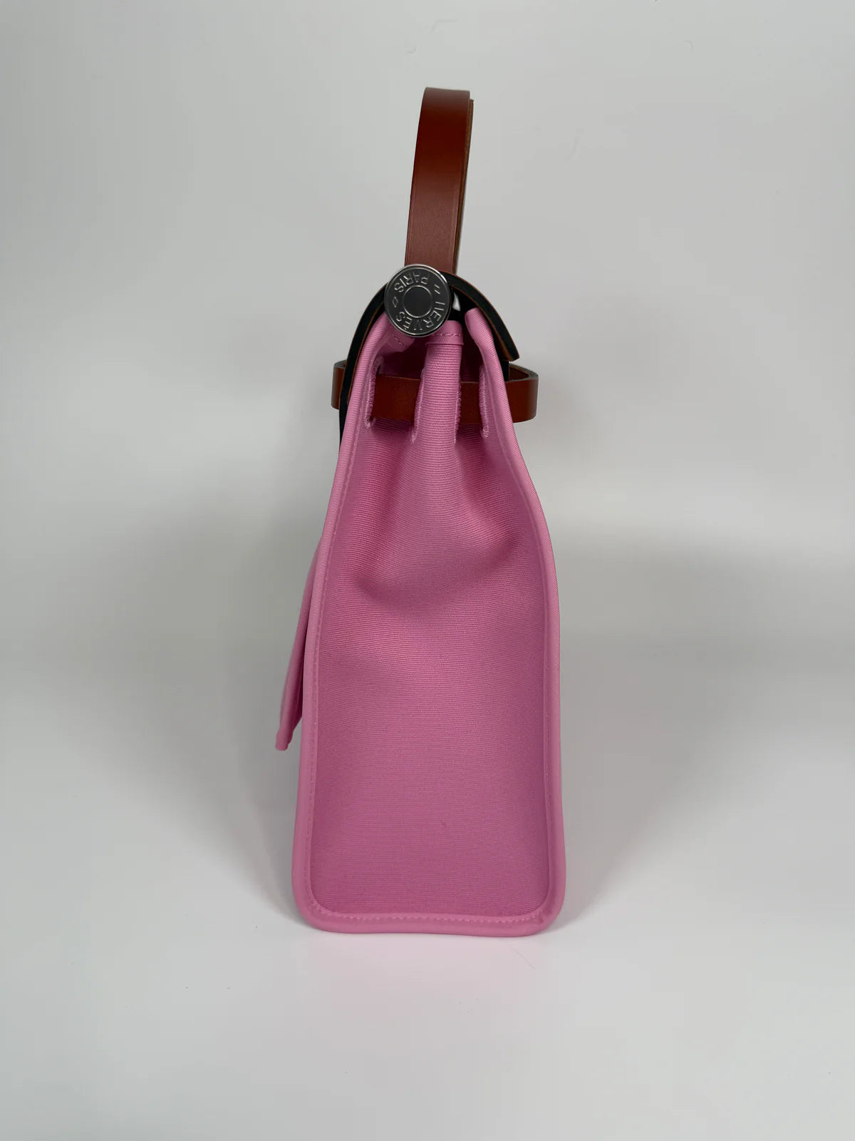 HERMÈS HERBAG 31 ZIP IN BUBBLEGUM & CUIVRE BAG