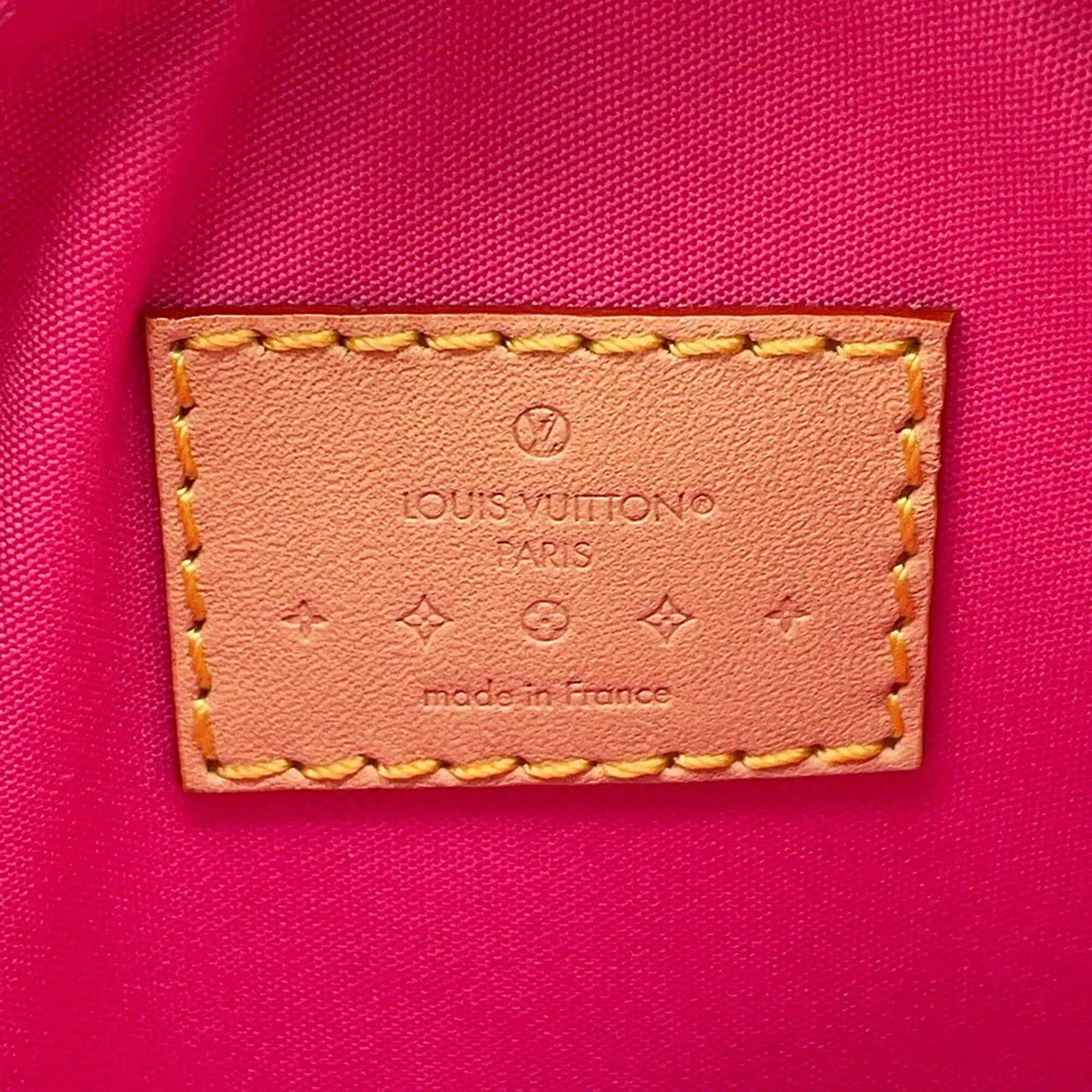 Louis Vuitton Lvremix Collection Nano Speedy Neon Pink Monogram Vernis Leather
