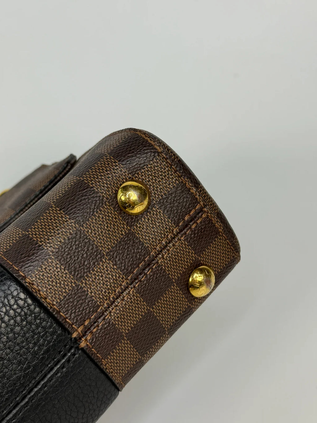 LOUIS VUITTON BOND STREET BB IN DAMIER EBENE WITH GOLD HARDWARE