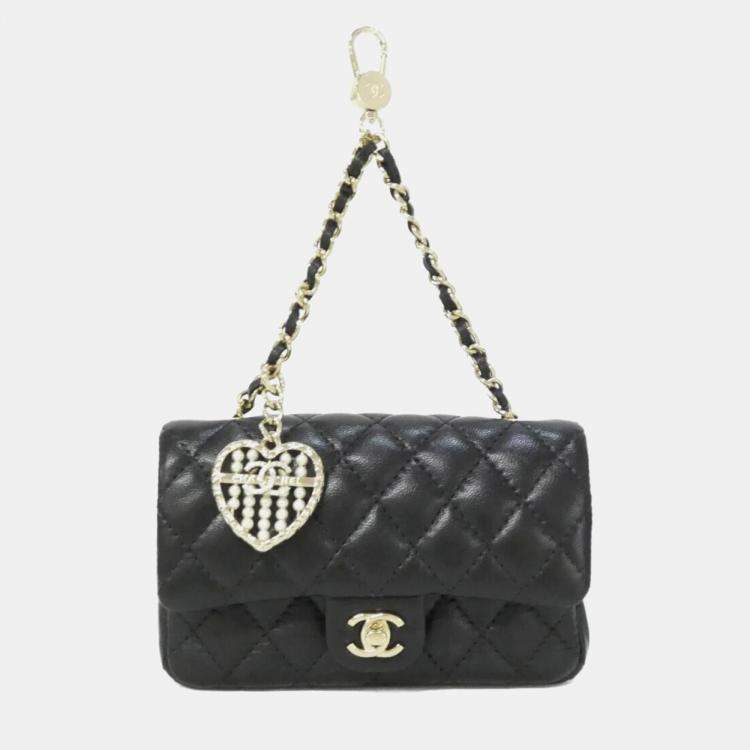 Chanel Flap Black Leather Bag