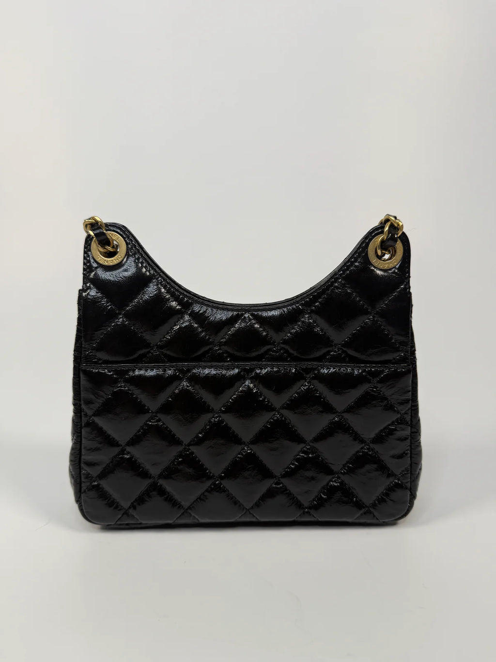 CHANEL MINI QUILTED MEDALLION SHOULDER BAG WITH GOLD HARDWARE