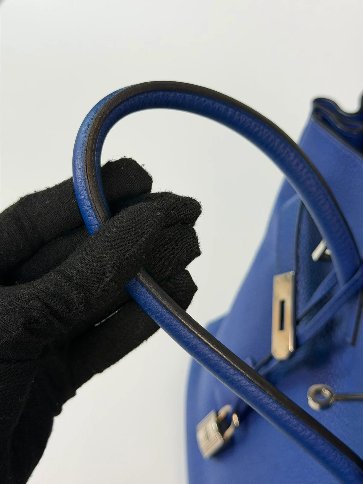 HERMÈS BIRKIN 35 ELECTRIC BLEU TOGO LEATHER WITH PALLADIUM HARDWARE