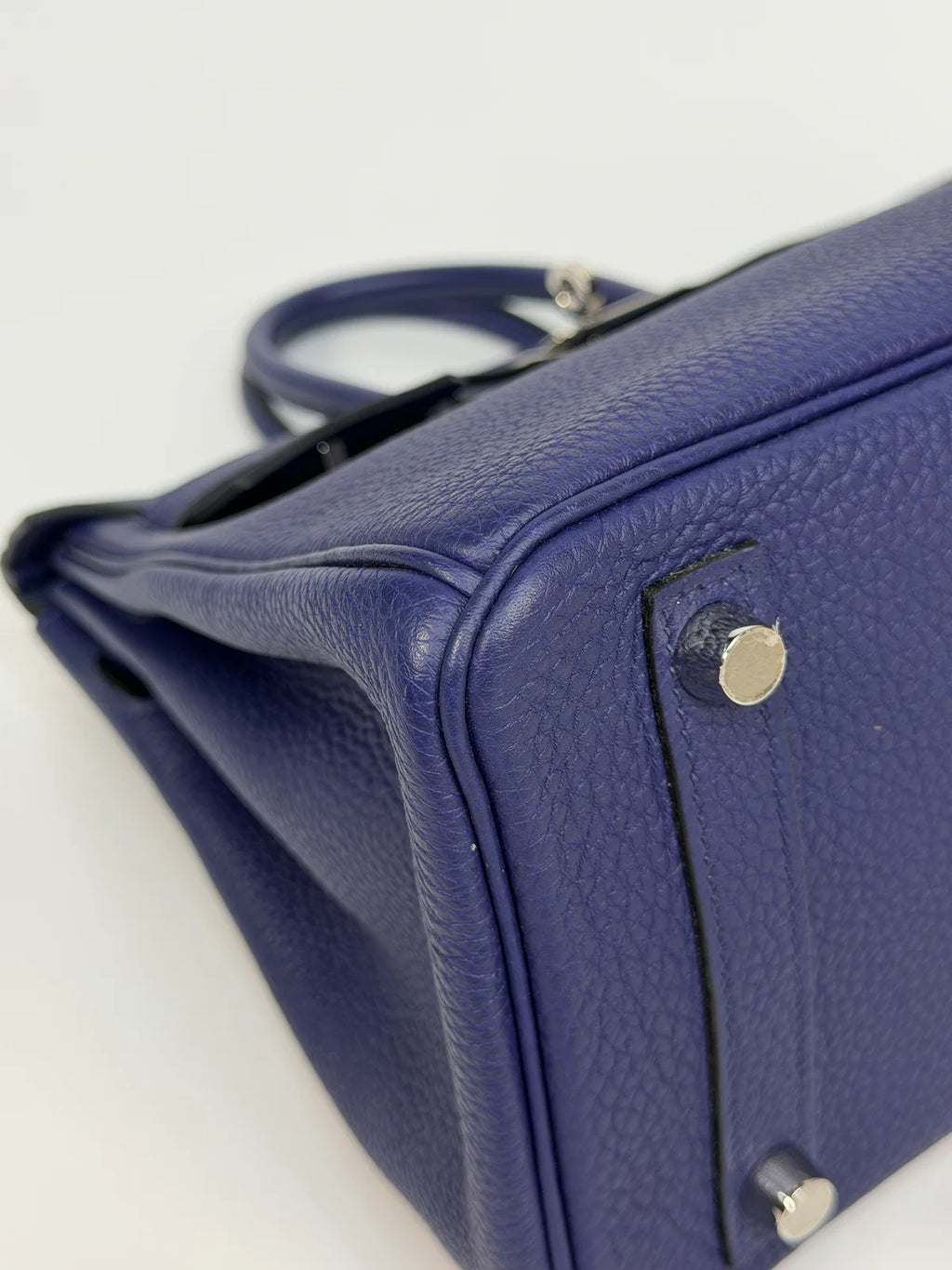 HERMÈS BIRKIN 25 IN BLUE SAPPHIRE TOGO WITH PALLADIUM HARDWARE