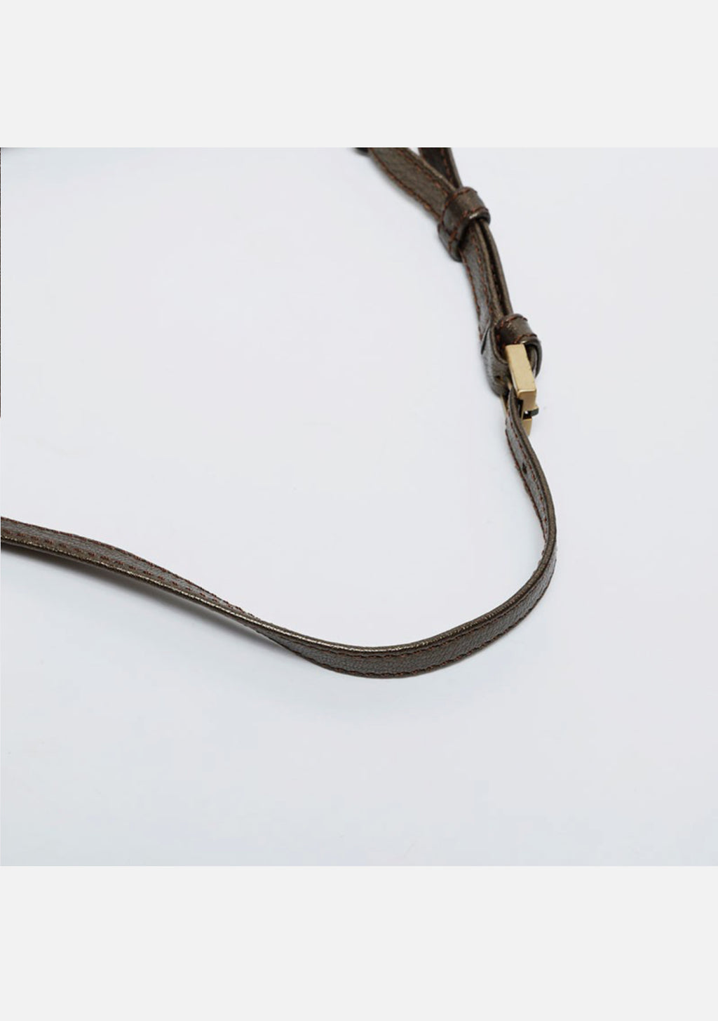 CELINE Metallic Mini Shoulder Bag gold