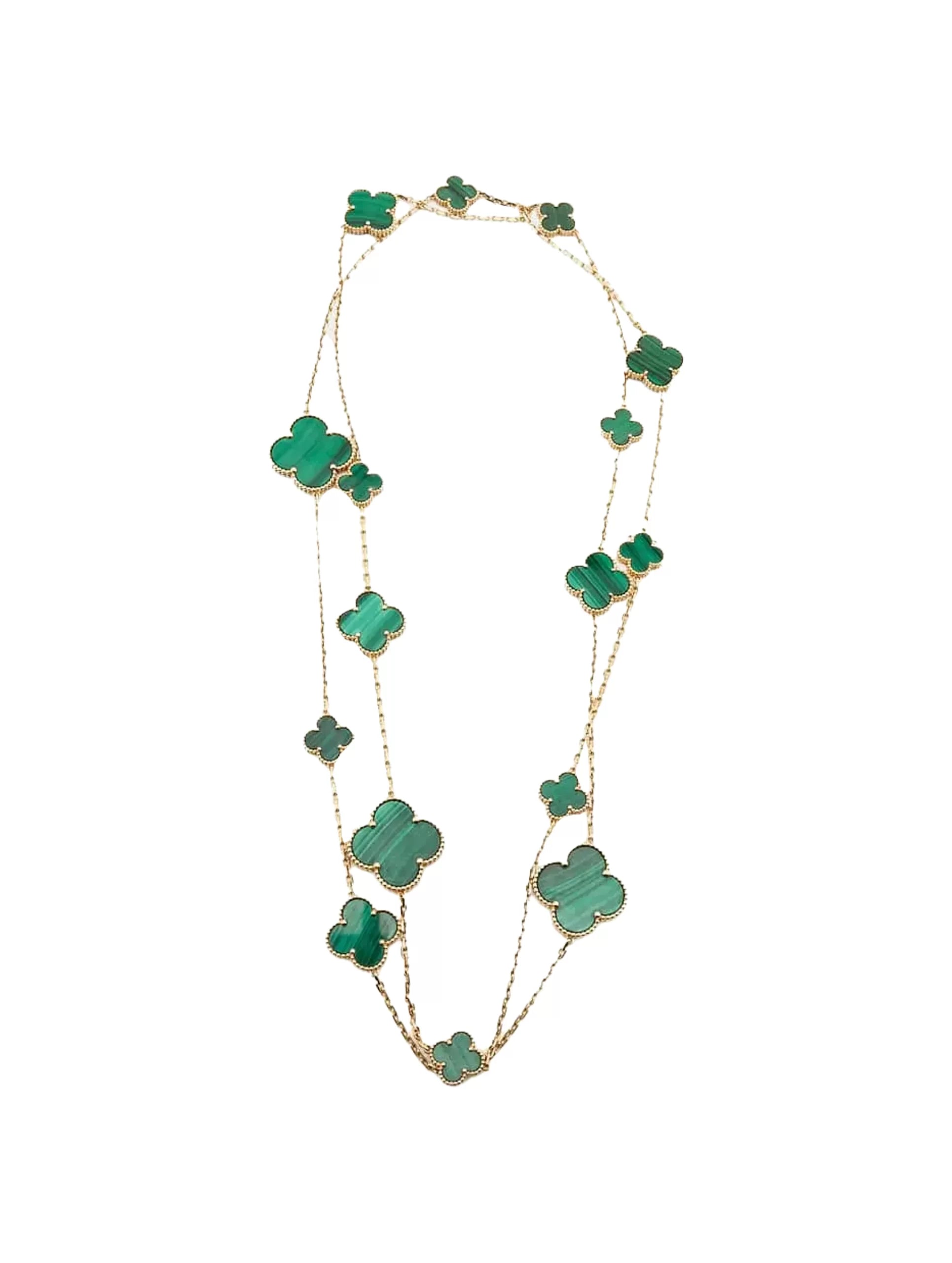 Van Cleef And Arpels Alhambra Long Necklace 16 Motifs
