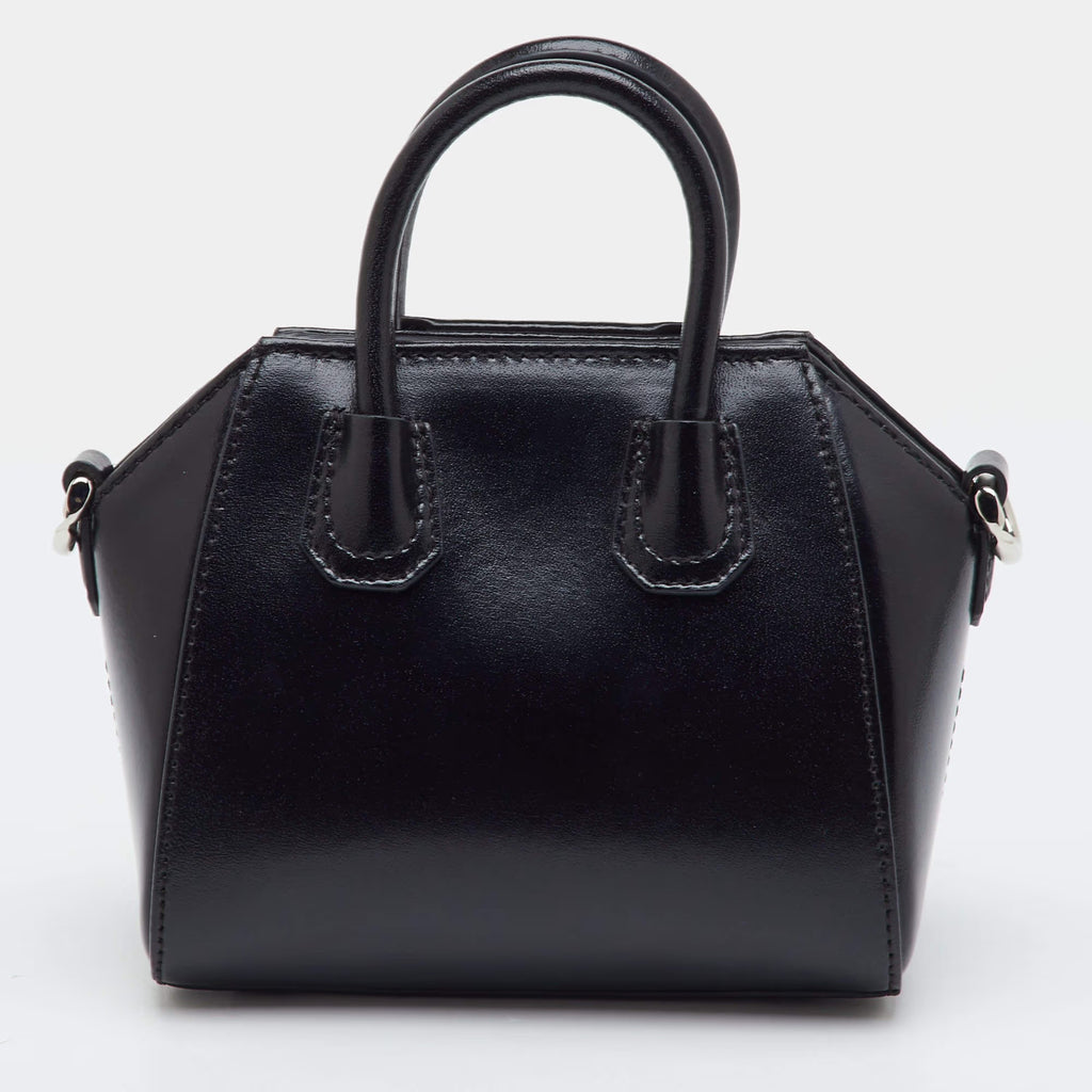 Givenchy Antigona Micro Black Leather Crossbody Bag